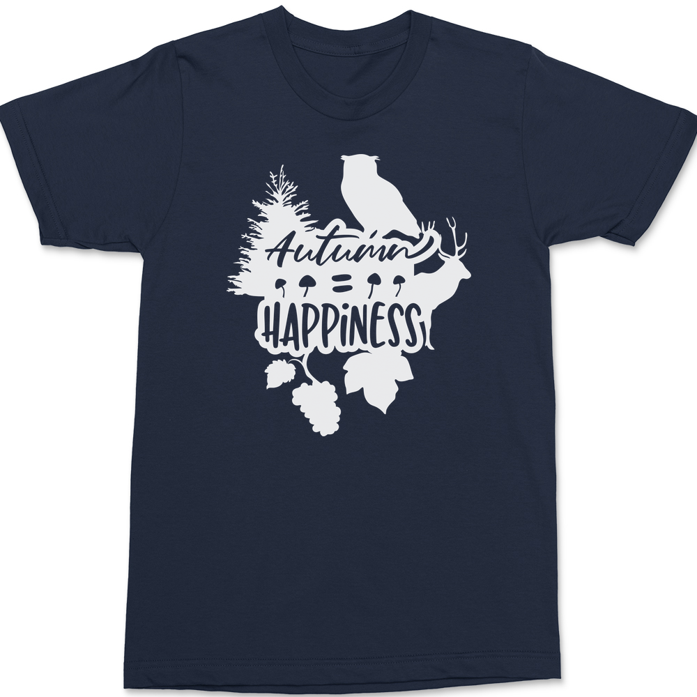 Autumn Happiness T-Shirt NAVY