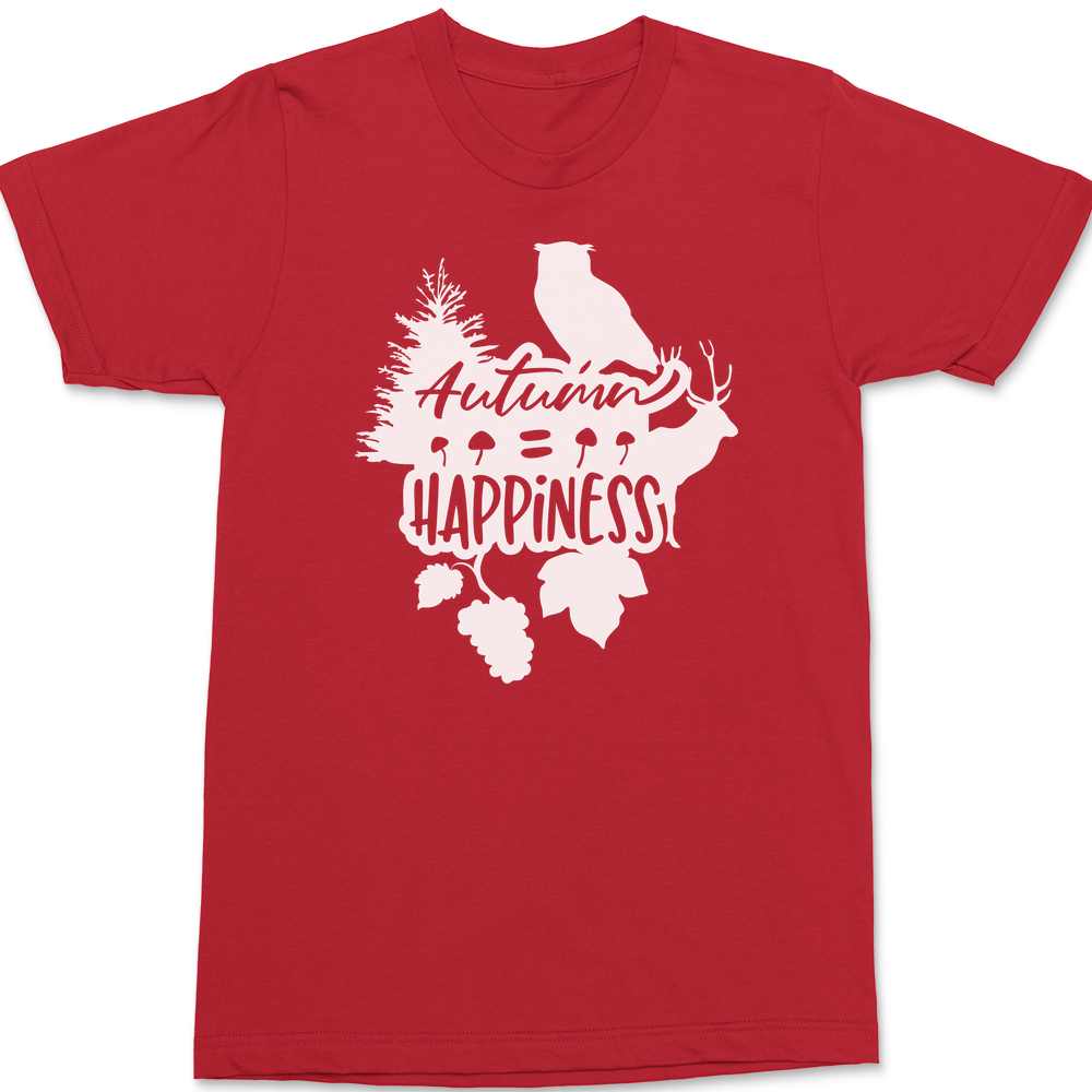 Autumn Happiness T-Shirt RED