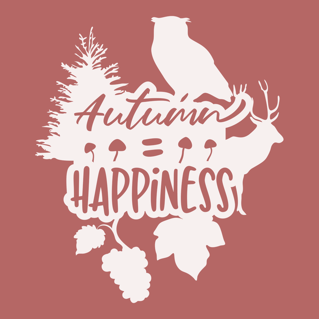 Autumn Happiness T-Shirt TERRACOTTA