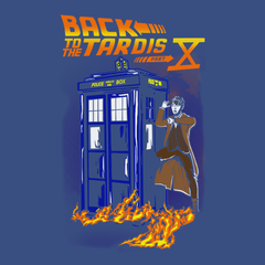 Back To The Tardis Part X T-Shirt BLUE