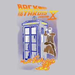 Back To The Tardis Part X T-Shirt SILVER