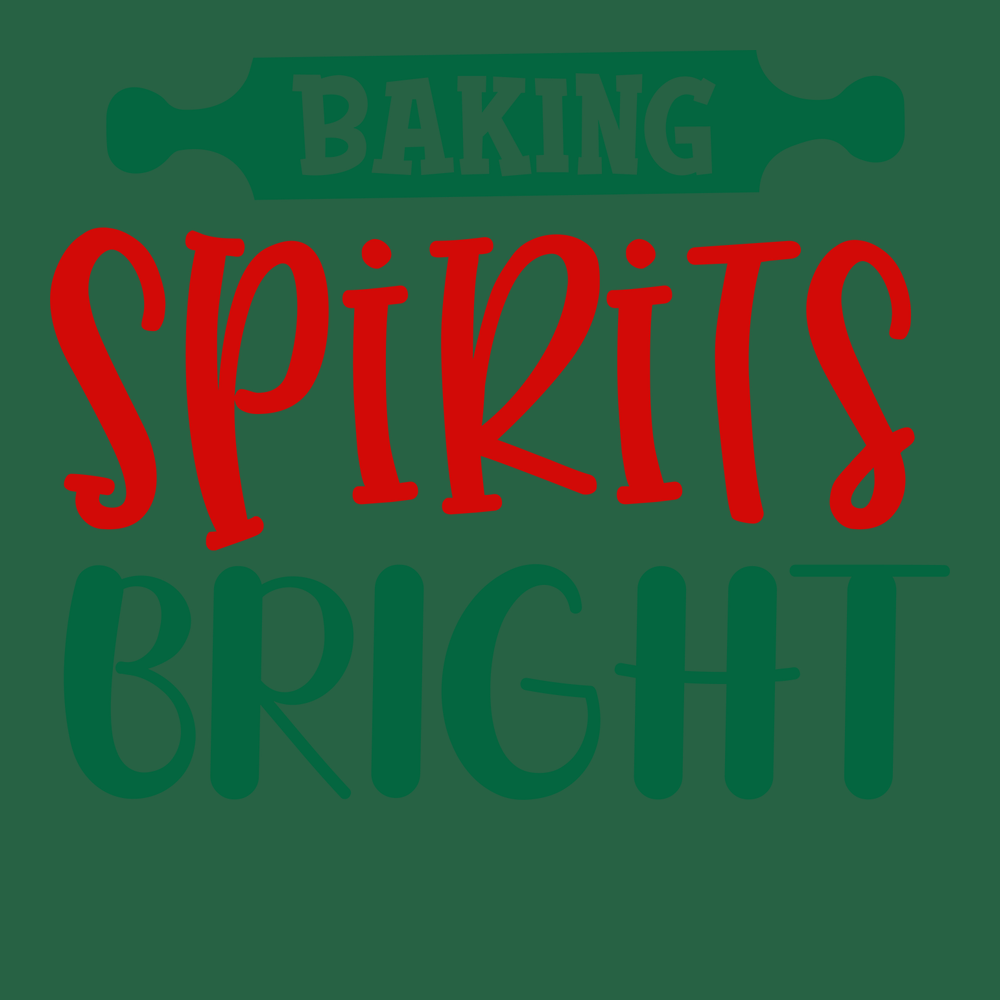 Baking Spirits Bright T-Shirt GREEN