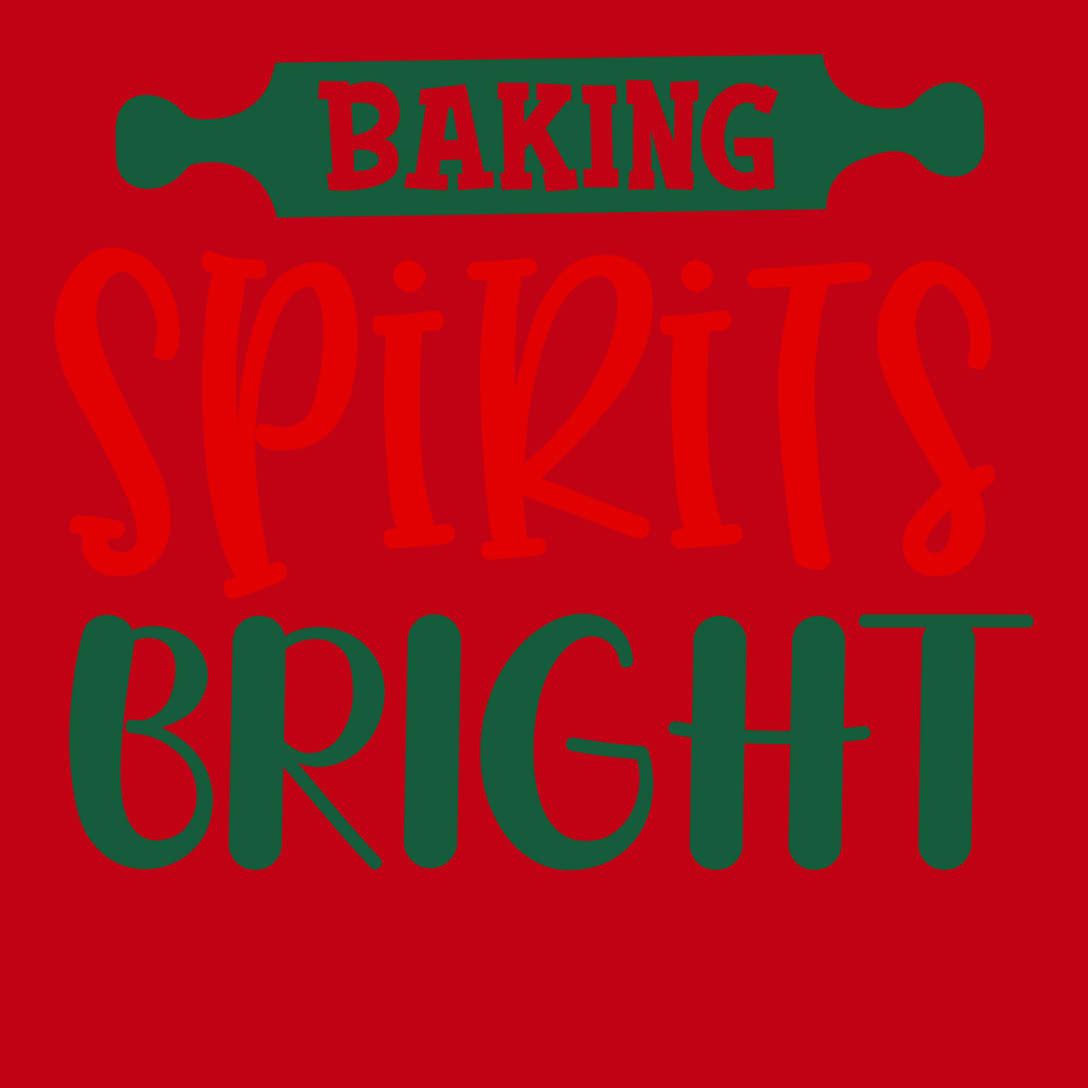 Baking Spirits Bright T-Shirt RED