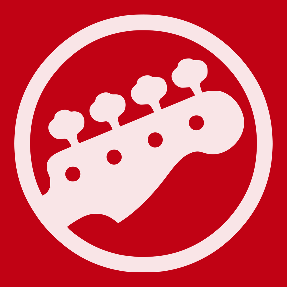 Bass Guitar Player T-Shirt RED