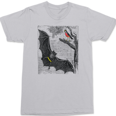 Bat and Robin T-Shirt SILVER