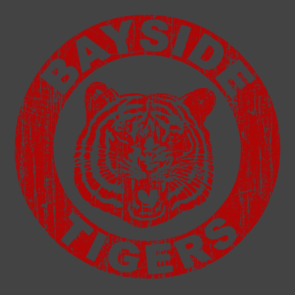 Bayside Tigers T-Shirt CHARCOAL