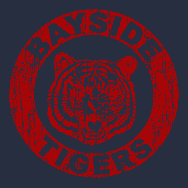 Bayside Tigers T-Shirt NAVY