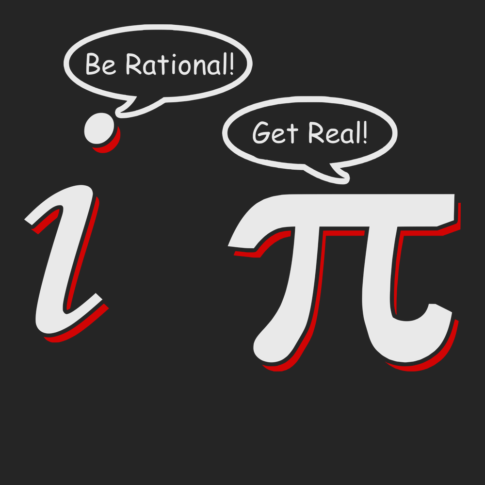 Be Rational Get Real T-Shirt BLACK