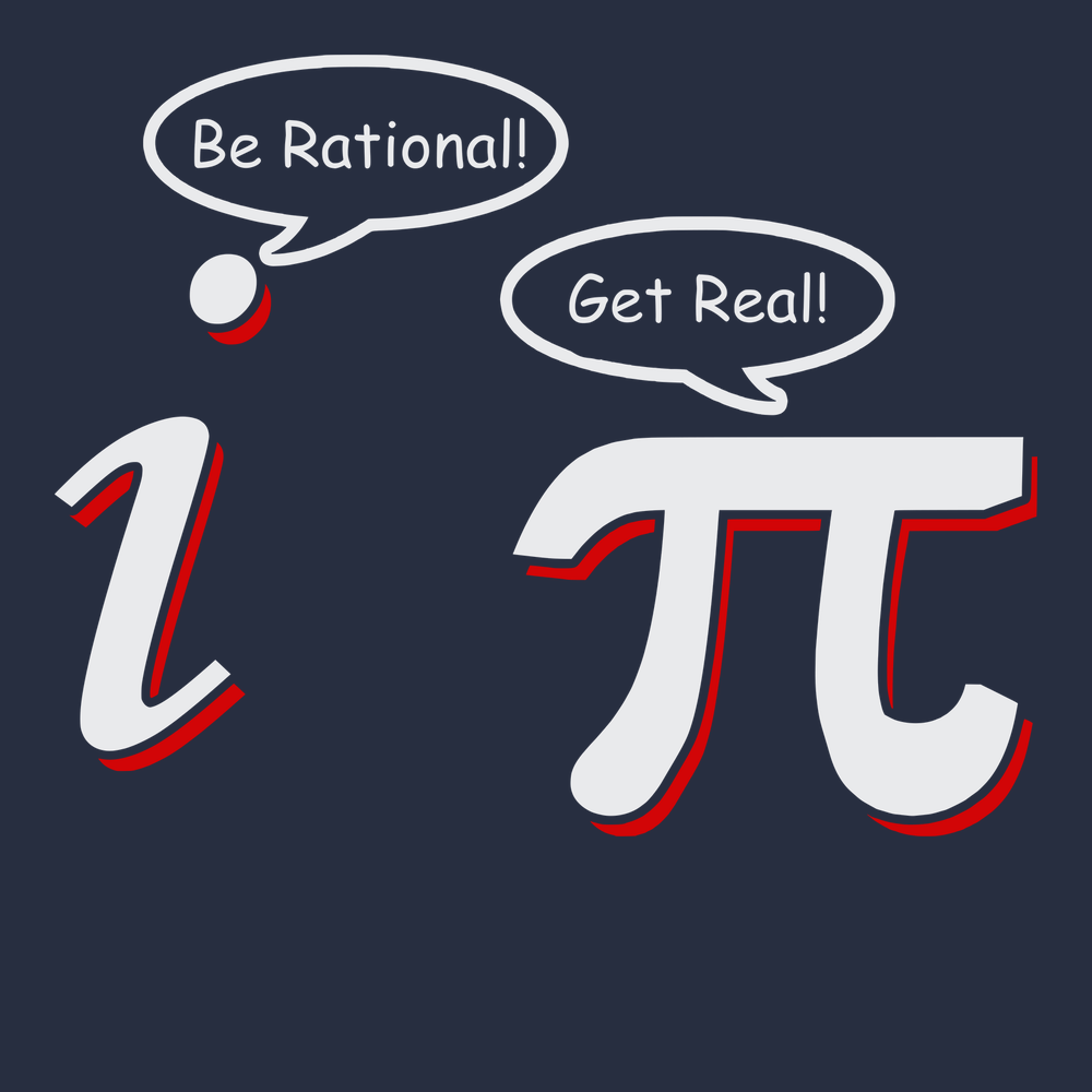 Be Rational Get Real T-Shirt NAVY