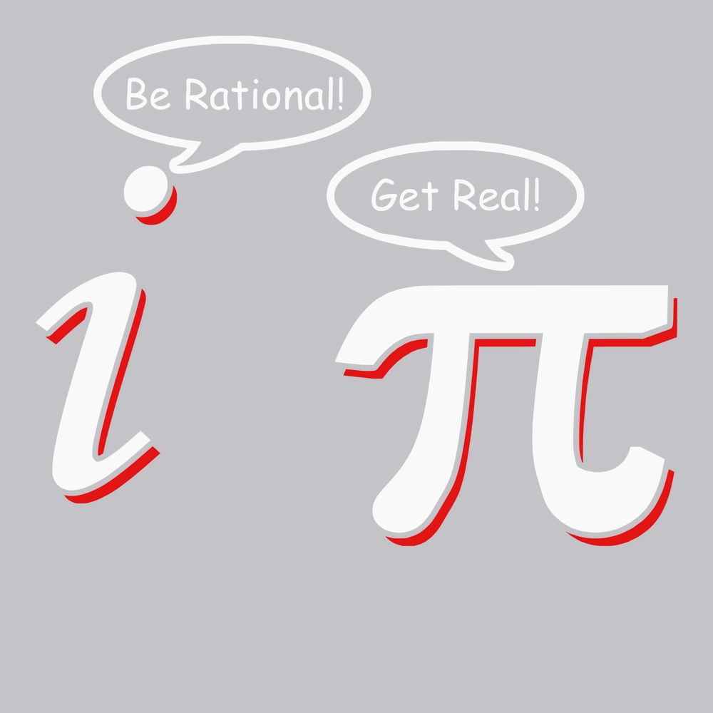 Be Rational Get Real T-Shirt SILVER