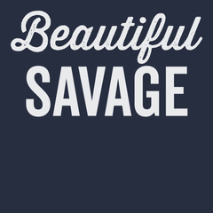 Beautiful Savage T-Shirt NAVY