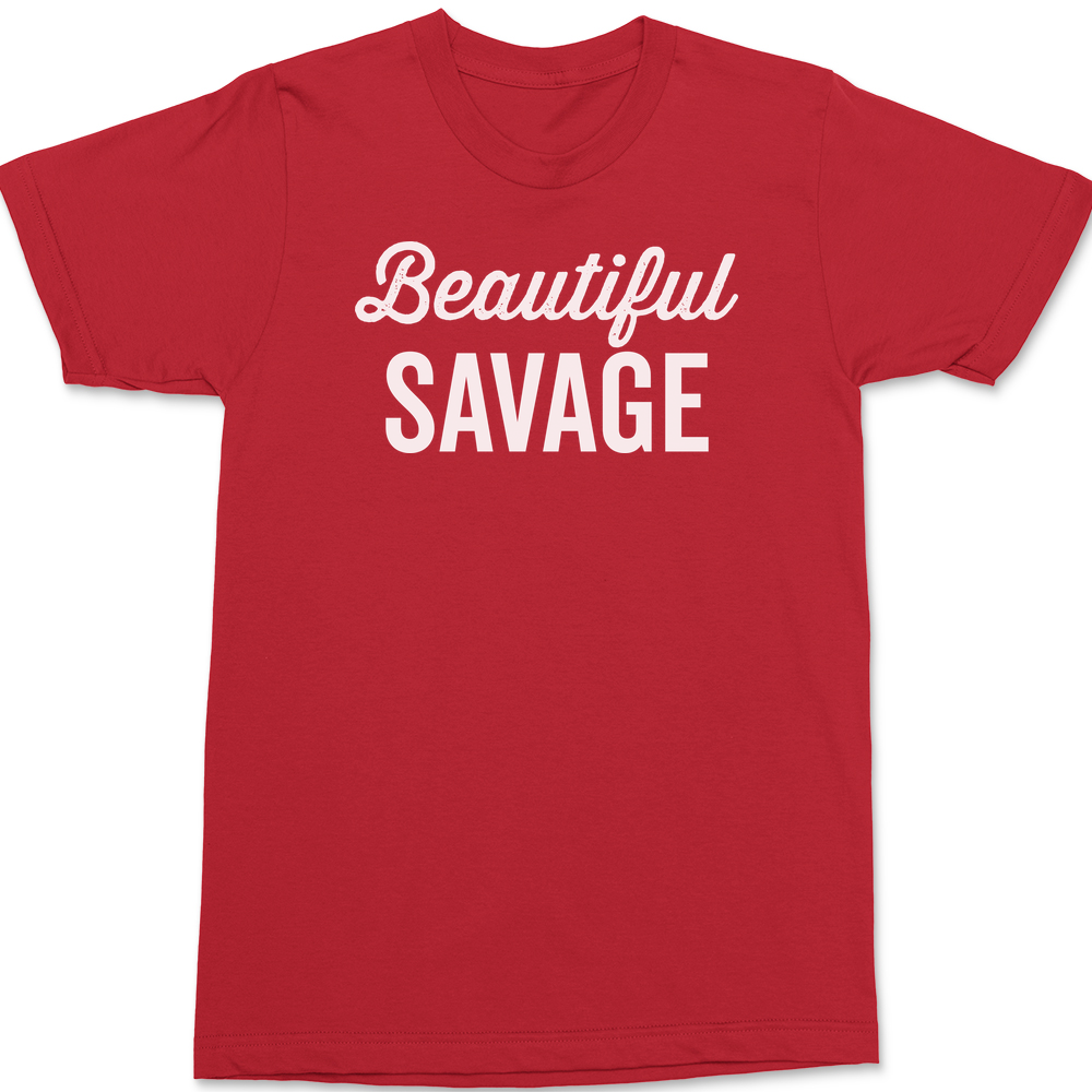 Beautiful Savage T-Shirt RED