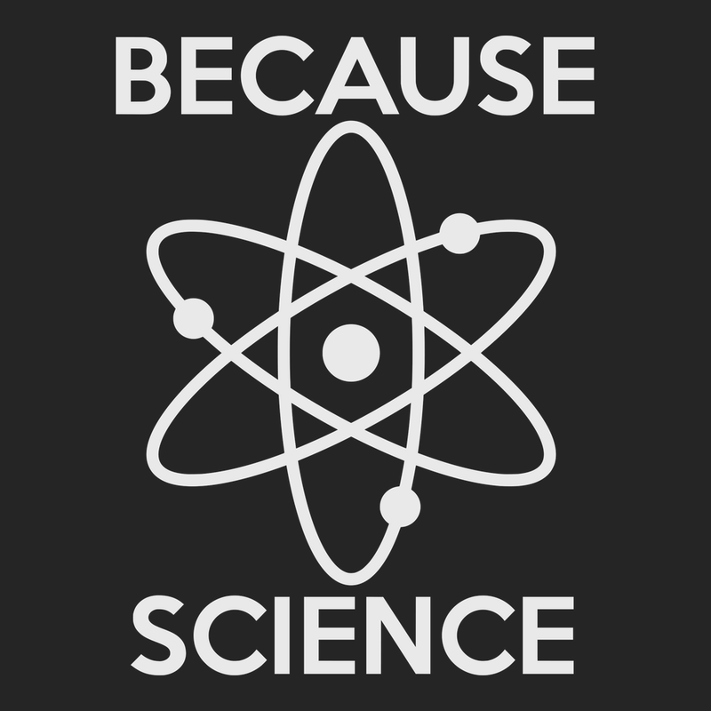Because Science T-Shirt BLACK