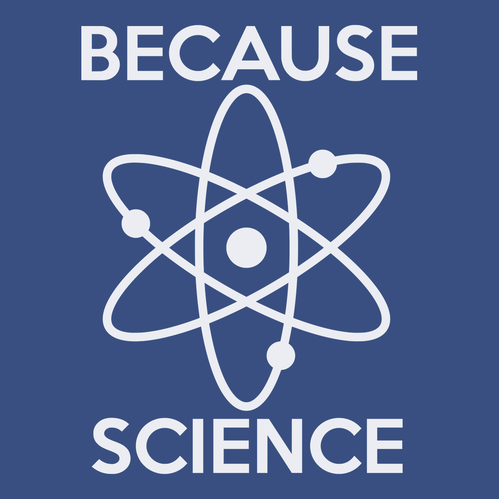 Because Science T-Shirt BLUE
