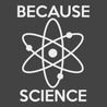 Because Science T-Shirt CHARCOAL