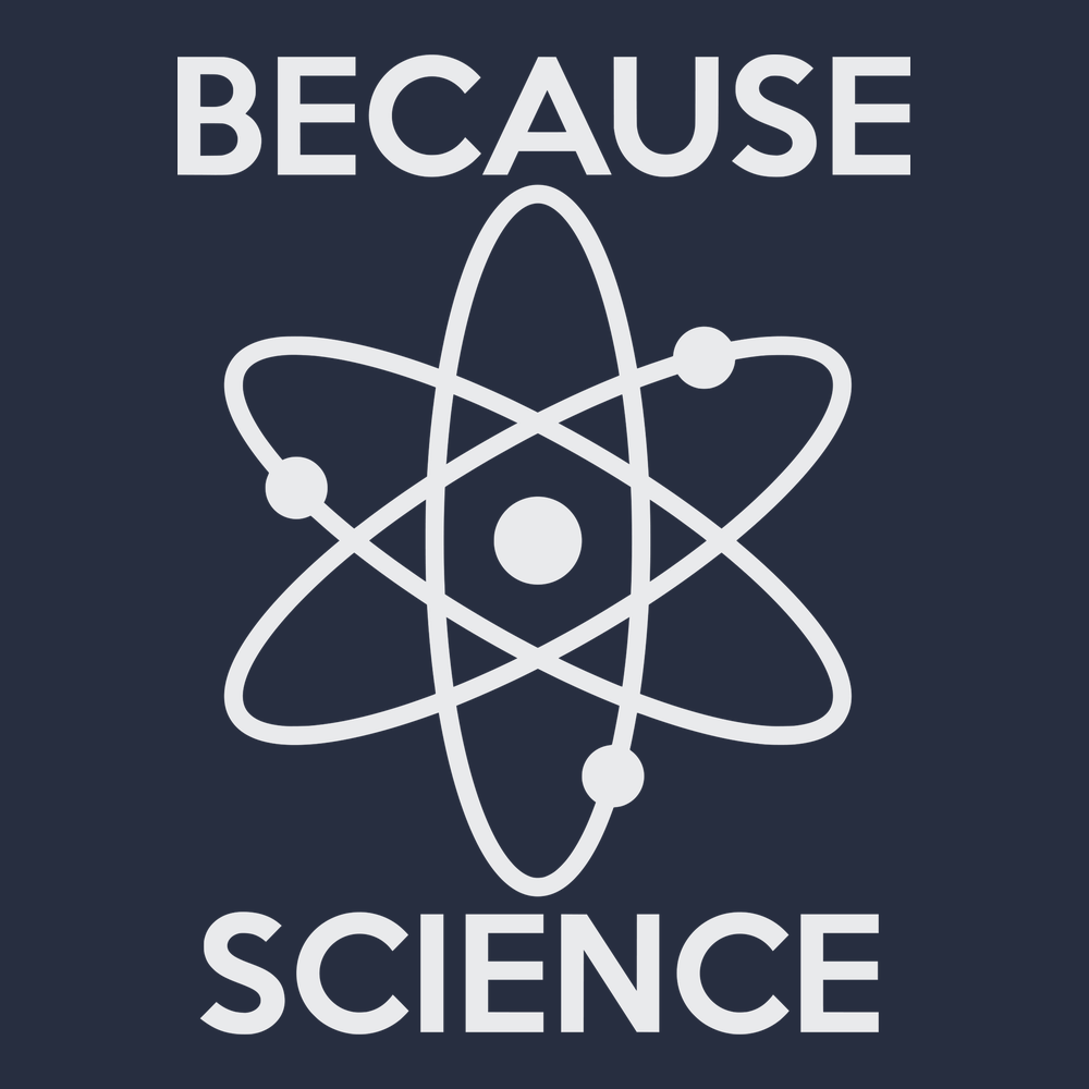 Because Science T-Shirt NAVY