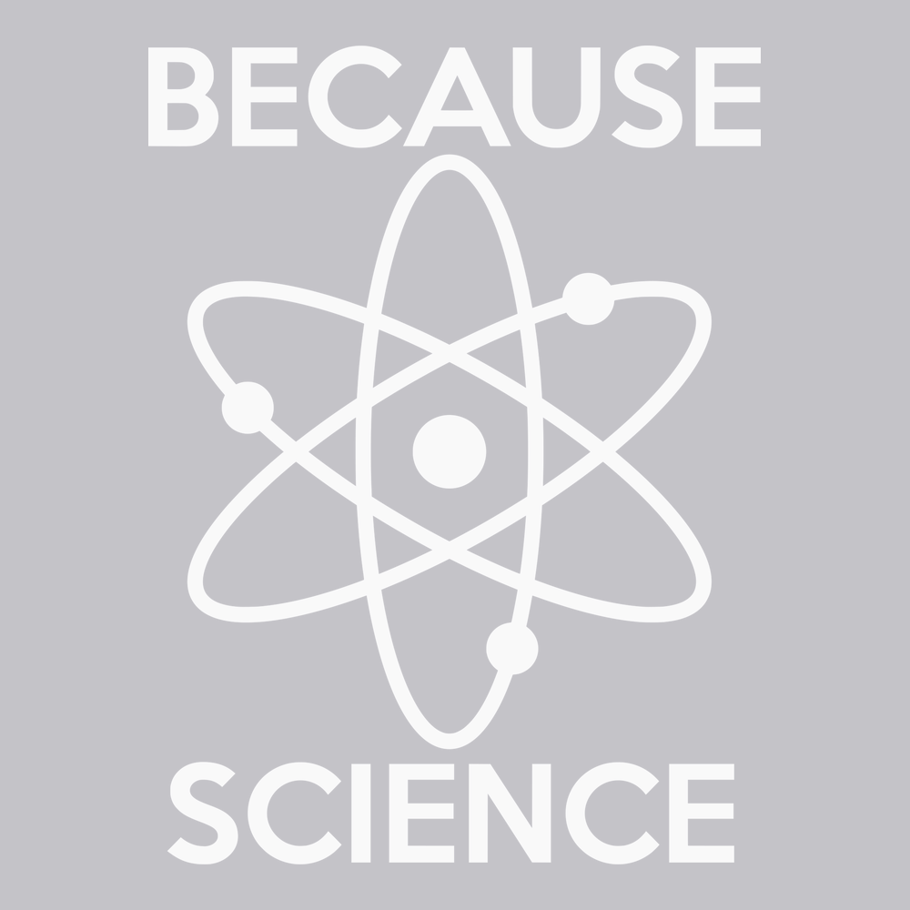 Because Science T-Shirt SILVER