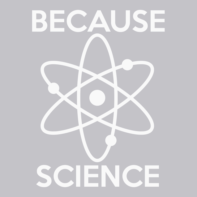 Because Science T-Shirt SILVER