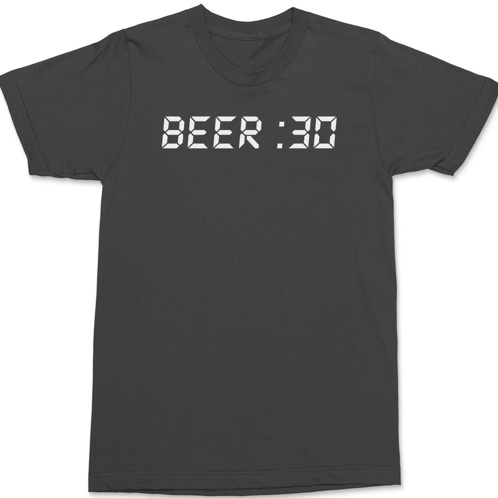Beer 30 T-Shirt CHARCOAL