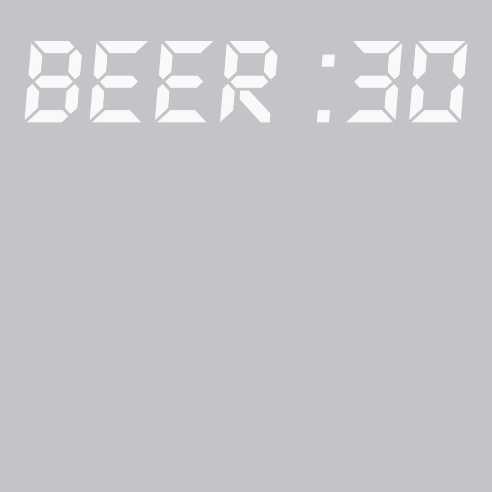 Beer 30 T-Shirt SILVER