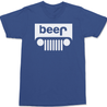 Beer Jeep Wrangler T-Shirt BLUE
