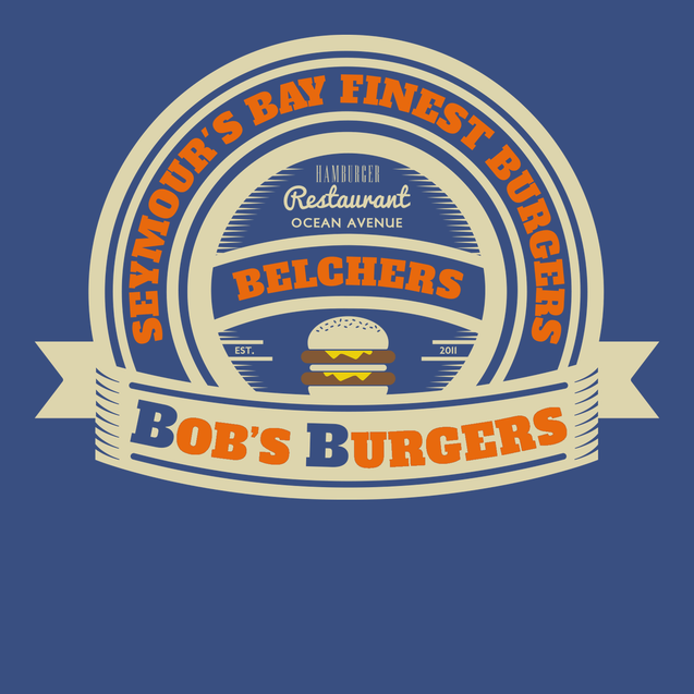 Belcher's Bob's Burgers T-Shirt BLUE
