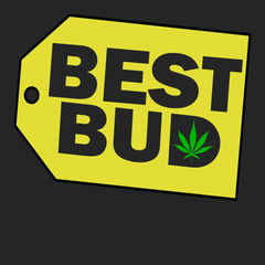 Best Bud Weed T-Shirt BLACK