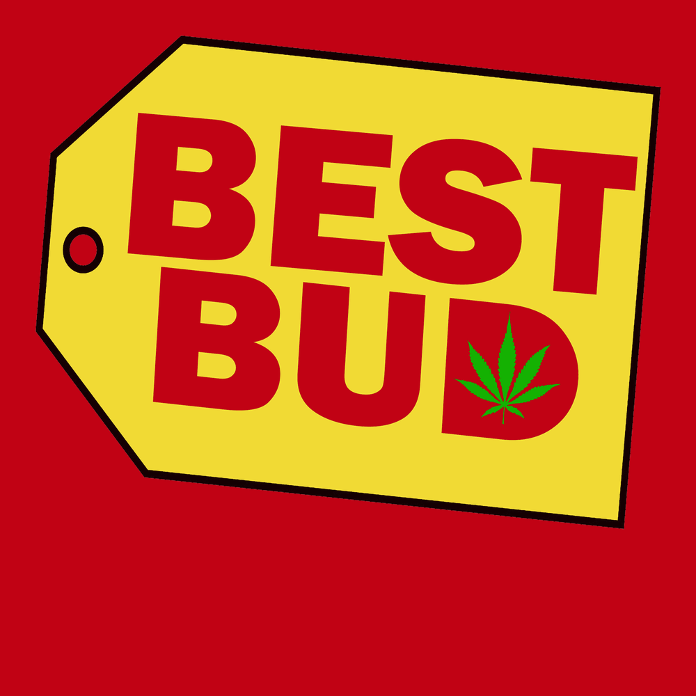 Best Bud Weed T-Shirt RED