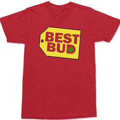 Best Bud Weed T-Shirt RED
