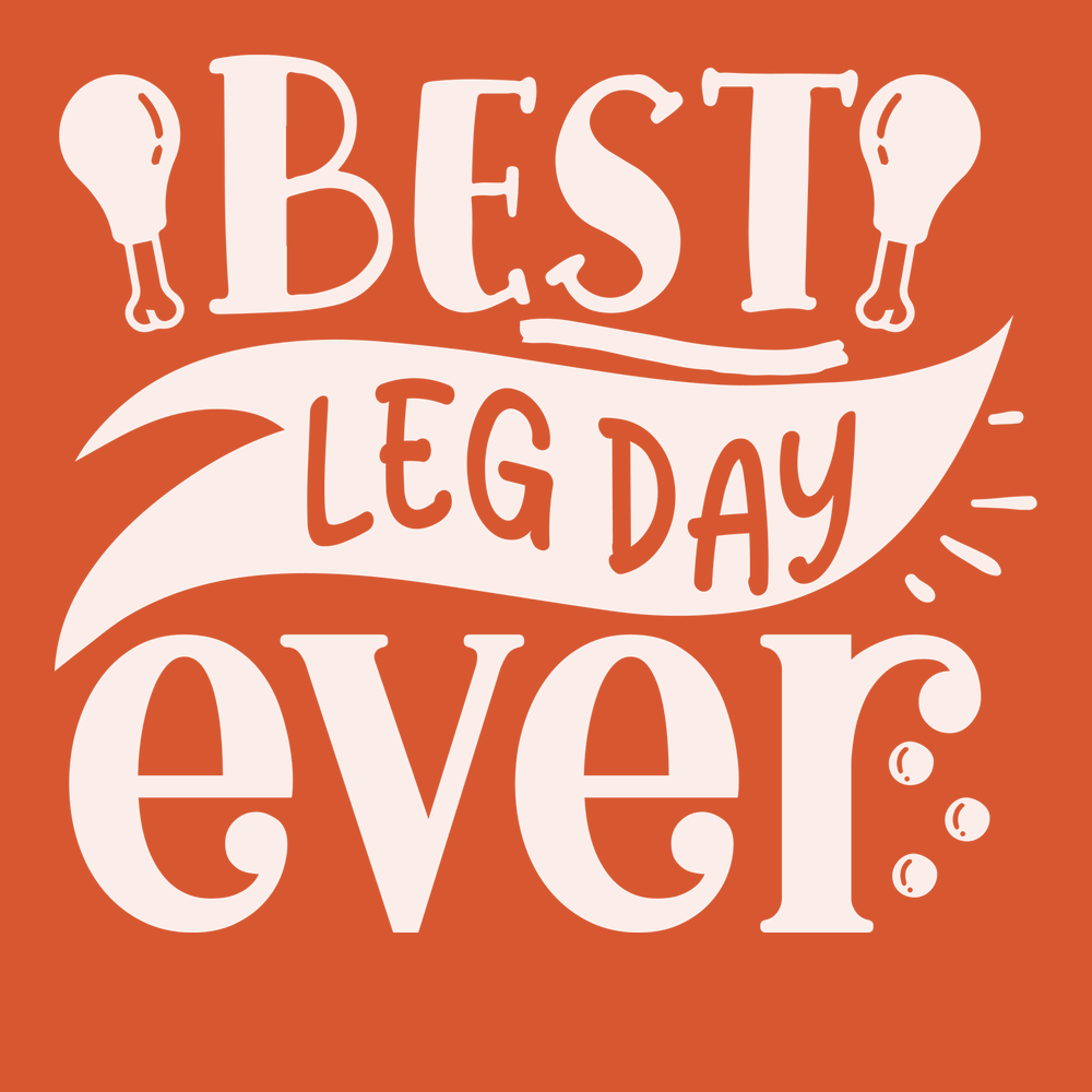 Best Leg Day Ever T-Shirt ORANGE