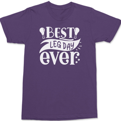 Best Leg Day Ever T-Shirt PURPLE
