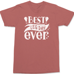 Best Leg Day Ever T-Shirt TERRACOTTA