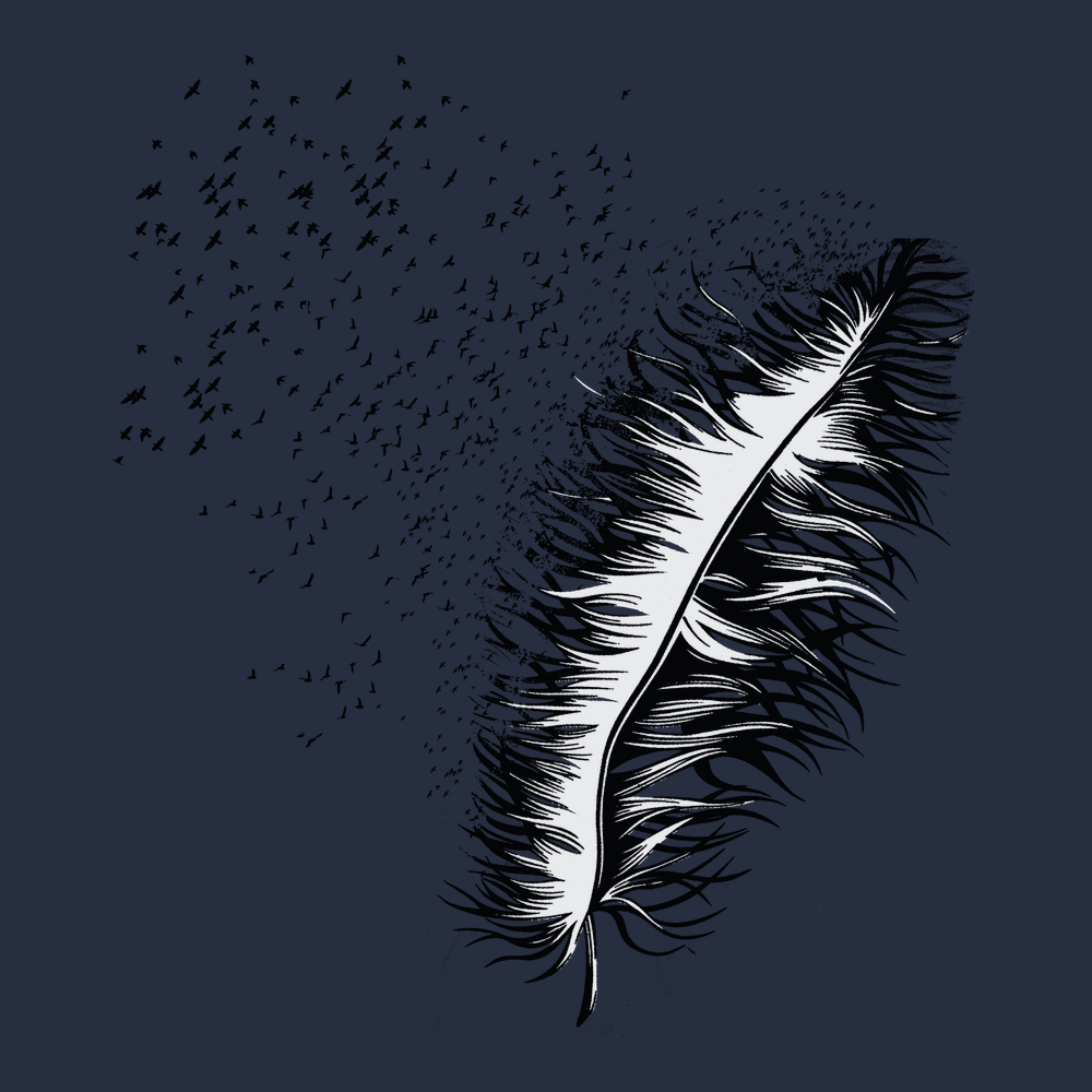 Birds of a Feather T-Shirt NAVY