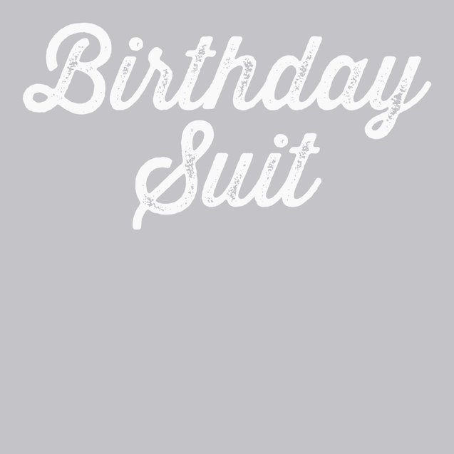 Birthday Suit T-Shirt SILVER