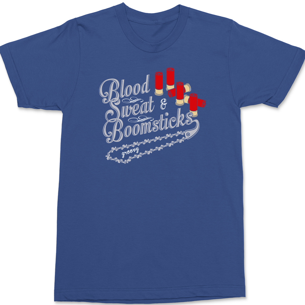 Blood Sweat and Boomsticks T-Shirt BLUE