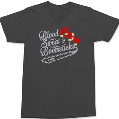 Blood Sweat and Boomsticks T-Shirt CHARCOAL