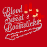 Blood Sweat and Boomsticks T-Shirt RED