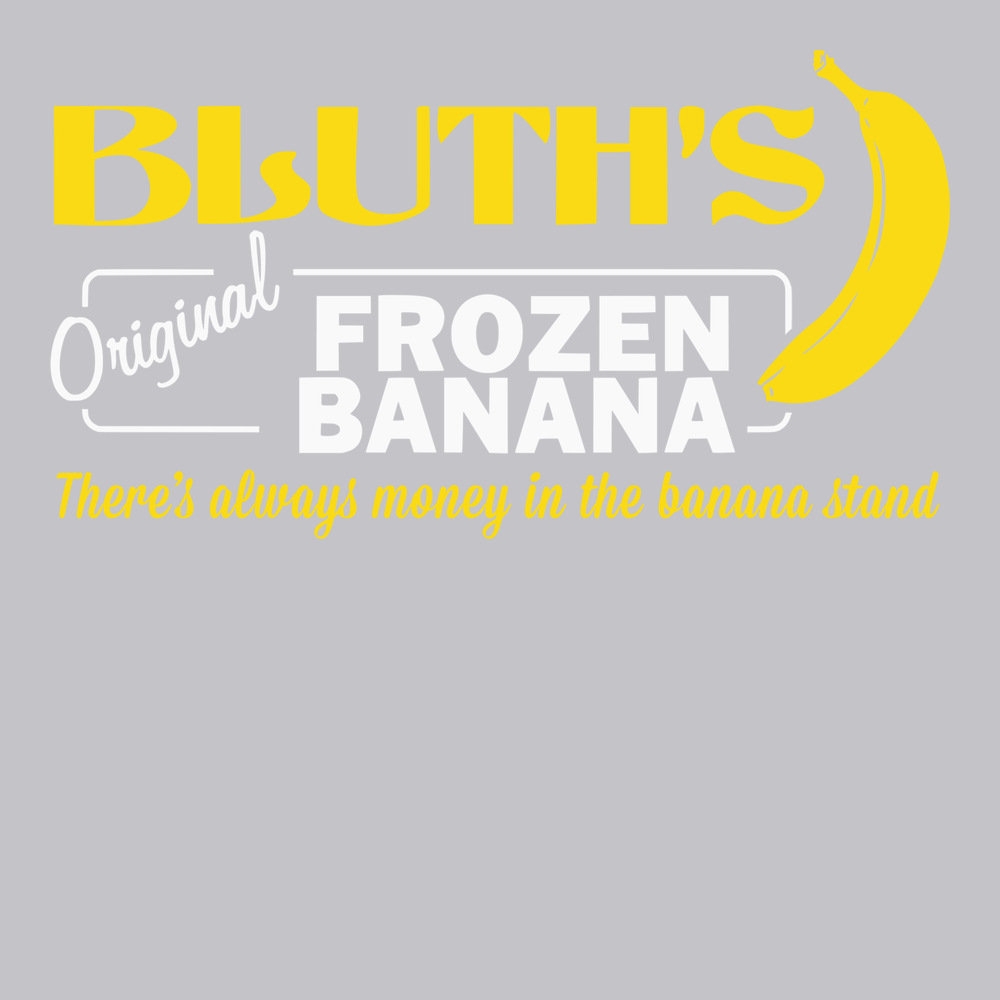 Bluths Frozen Banana Stand T-Shirt SILVER