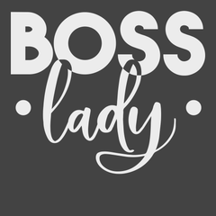 Boss Lady T-Shirt CHARCOAL