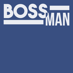Boss Man T-Shirt BLUE
