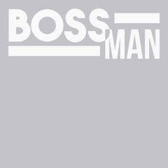 Boss Man T-Shirt SILVER