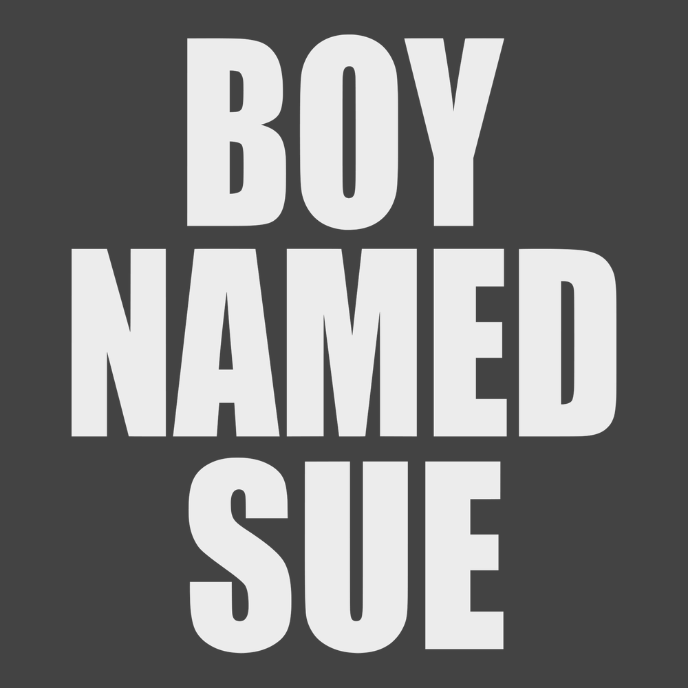 Boy Named Sue T-Shirt CHARCOAL