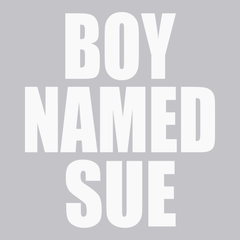 Boy Named Sue T-Shirt SILVER