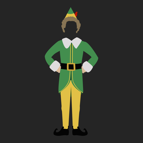 Buddy The Elf T-Shirt BLACK