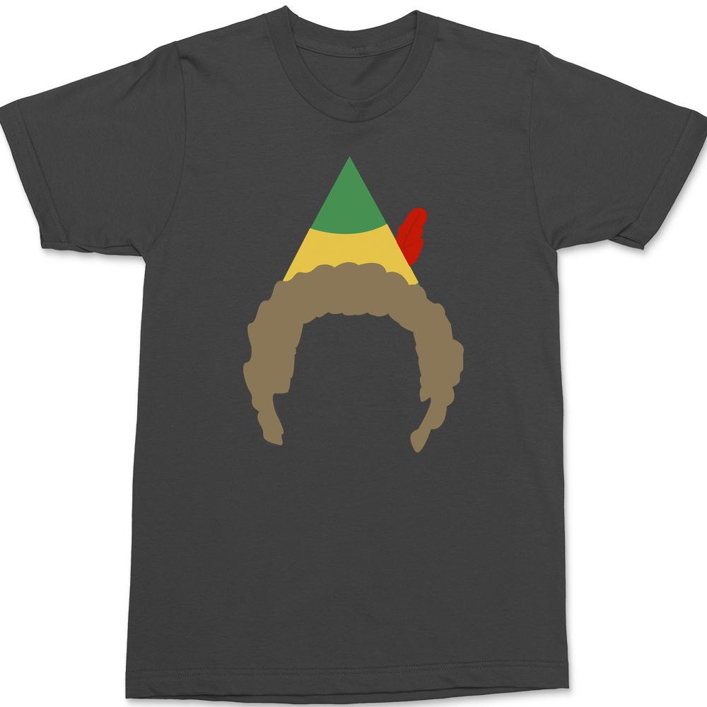 Buddy's Head The Elf T-Shirt CHARCOAL