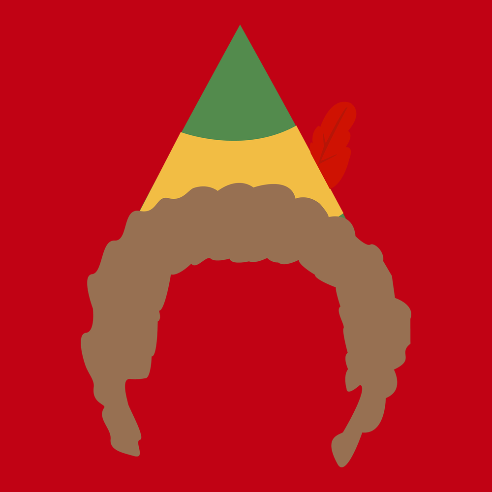 Buddy's Head The Elf T-Shirt RED