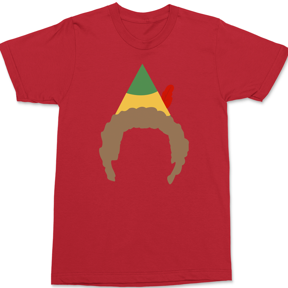 Buddy's Head The Elf T-Shirt RED
