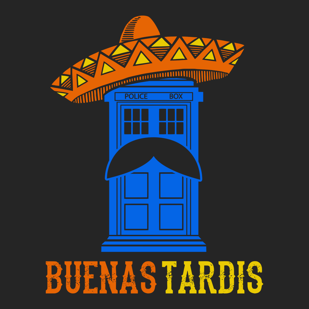 Buenas Tardis T-Shirt BLACK