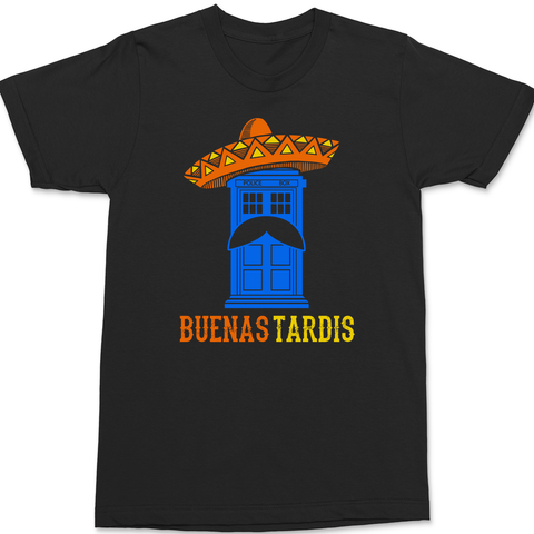 Buenas Tardis T-Shirt BLACK