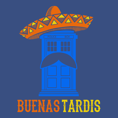Buenas Tardis T-Shirt BLUE